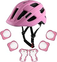 Vista 20 de Casco de bicicleta para niños de 1 a 8 años, cascos ajustables para niños y niñas, casco ligero para niños, ciclismo, scooter, deportivo, 18.9-21.3