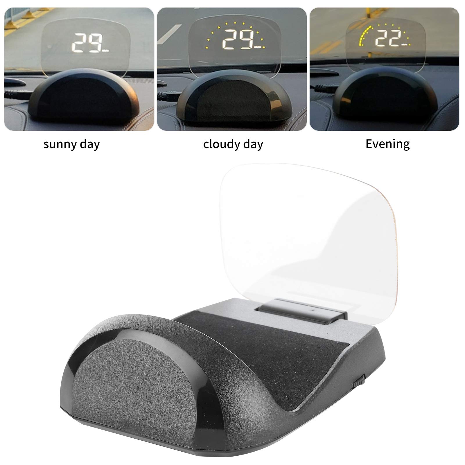 Display universale per auto Head Up HUD GPS doppio OBD