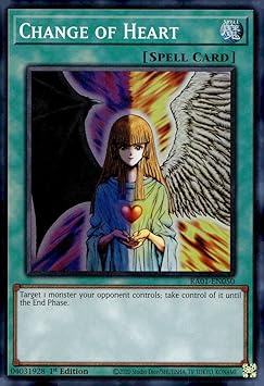 Change of Heart - RA01-EN050 - Super Rare - 1st Edition