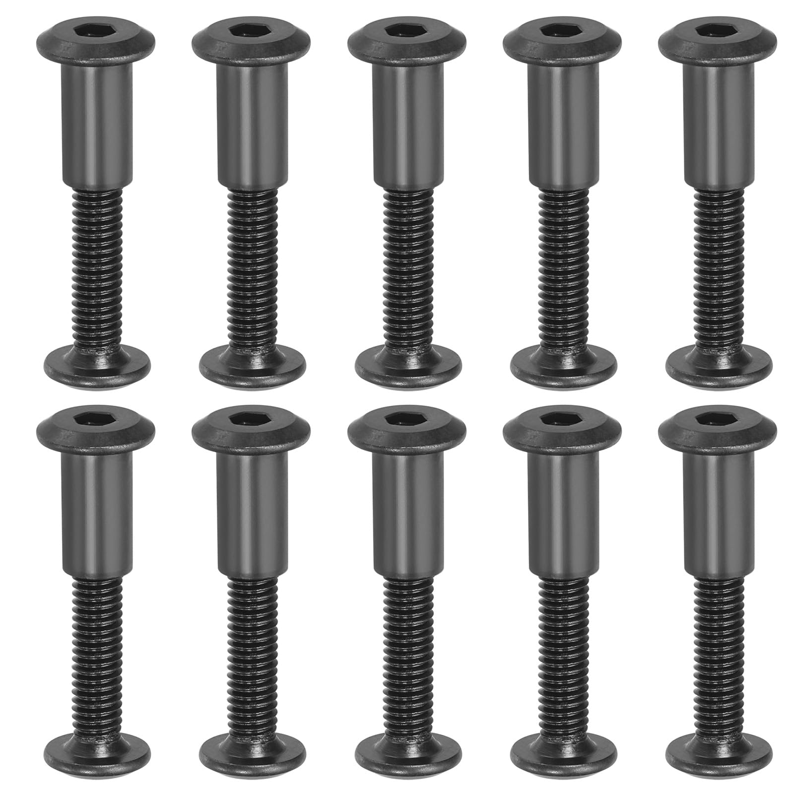 PATIKIL M6 x 25 mm Hex Chicago Screws