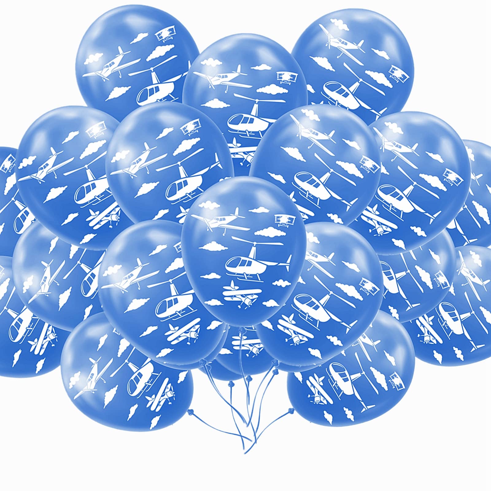 Buy 24pcs Airplane Theme Latex Balloons Airplane Cloud Balloons