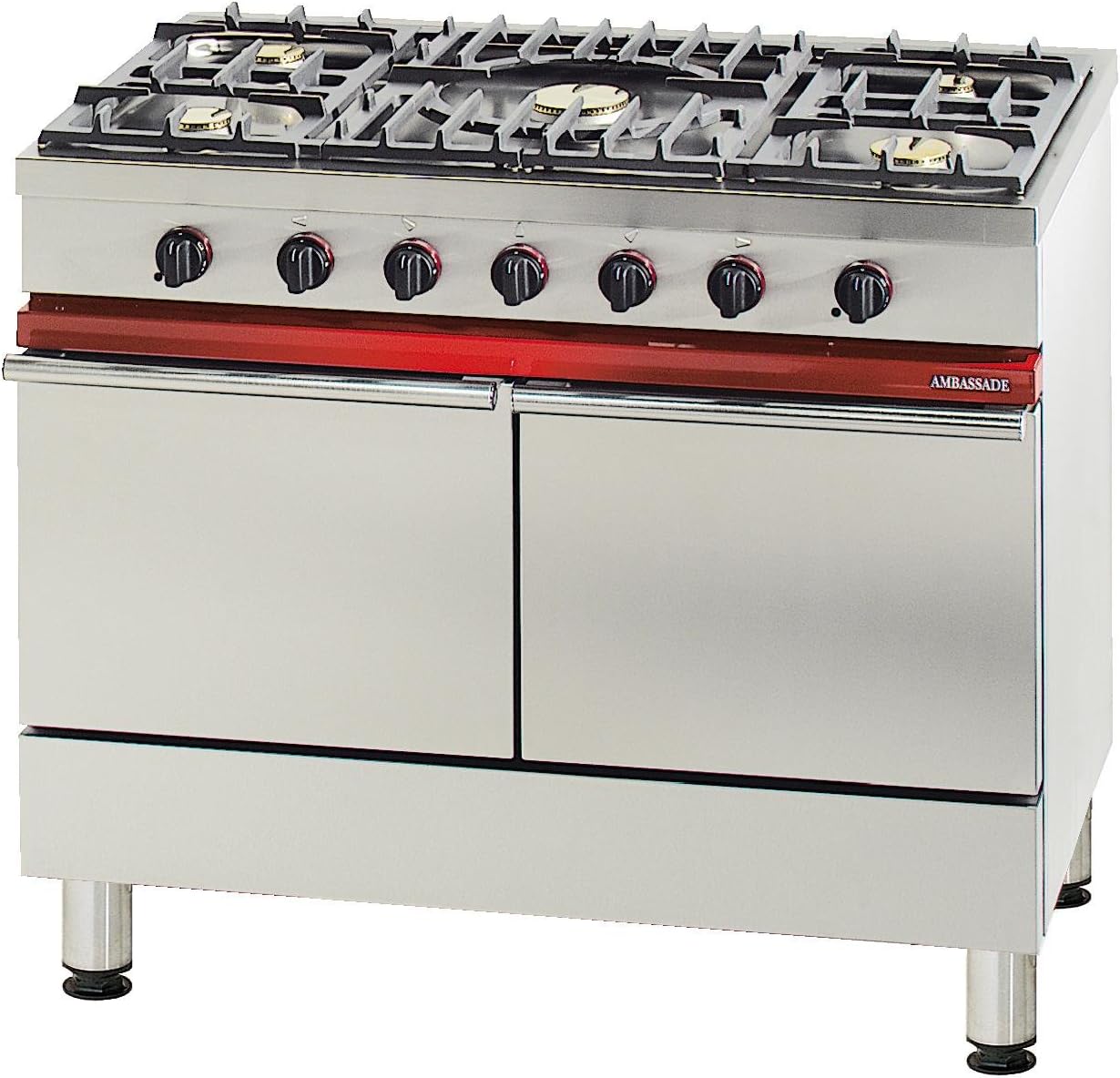 Cucina a Gas 5 fuochi con doppio Forno a gas - Bartscher 2005771 :  Amazon.it: Grandi elettrodomestici