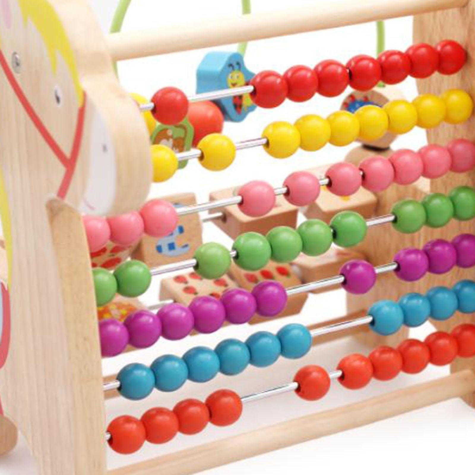 Labirinto di perline giocattolo per bambini piccoli giocattoli educativi giocattoli di perline in legno per neonati