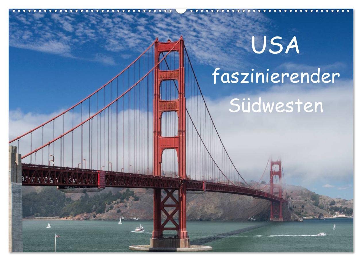 Calendrier 2026 Sud-Ouest USA CALVENDO A2 paysage pour grand format