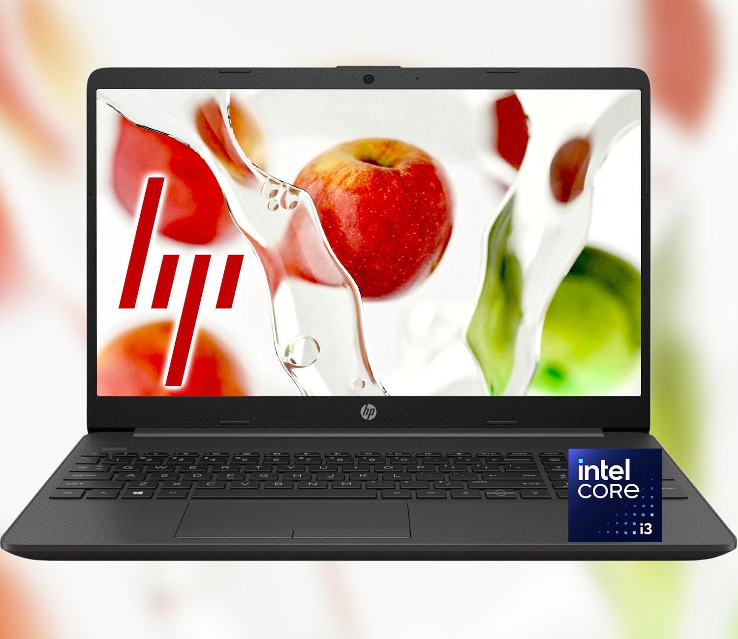 HP 250 G9 Laptop, 15.6" FHD Screen, Intel Core i3-1315U, 16GB RAM, 512GB SSD, RJ-45 Ethernet Port, HD Camera with Temporal Noise Reduction, Windows 11 Pro, Up to 8 Hours Battery, Anti-Glare Coating