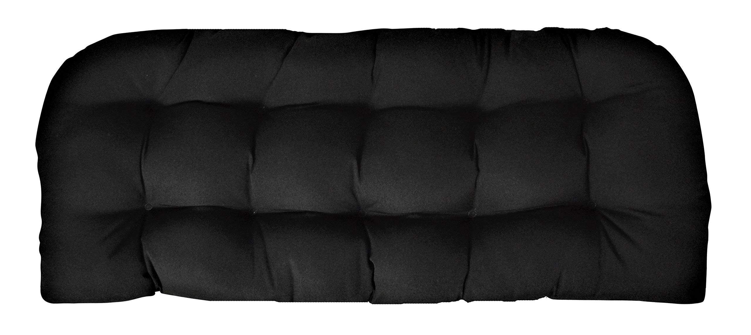 RSH DECOR: Tufted Wicker Loveseat Cushion | 41” x 19