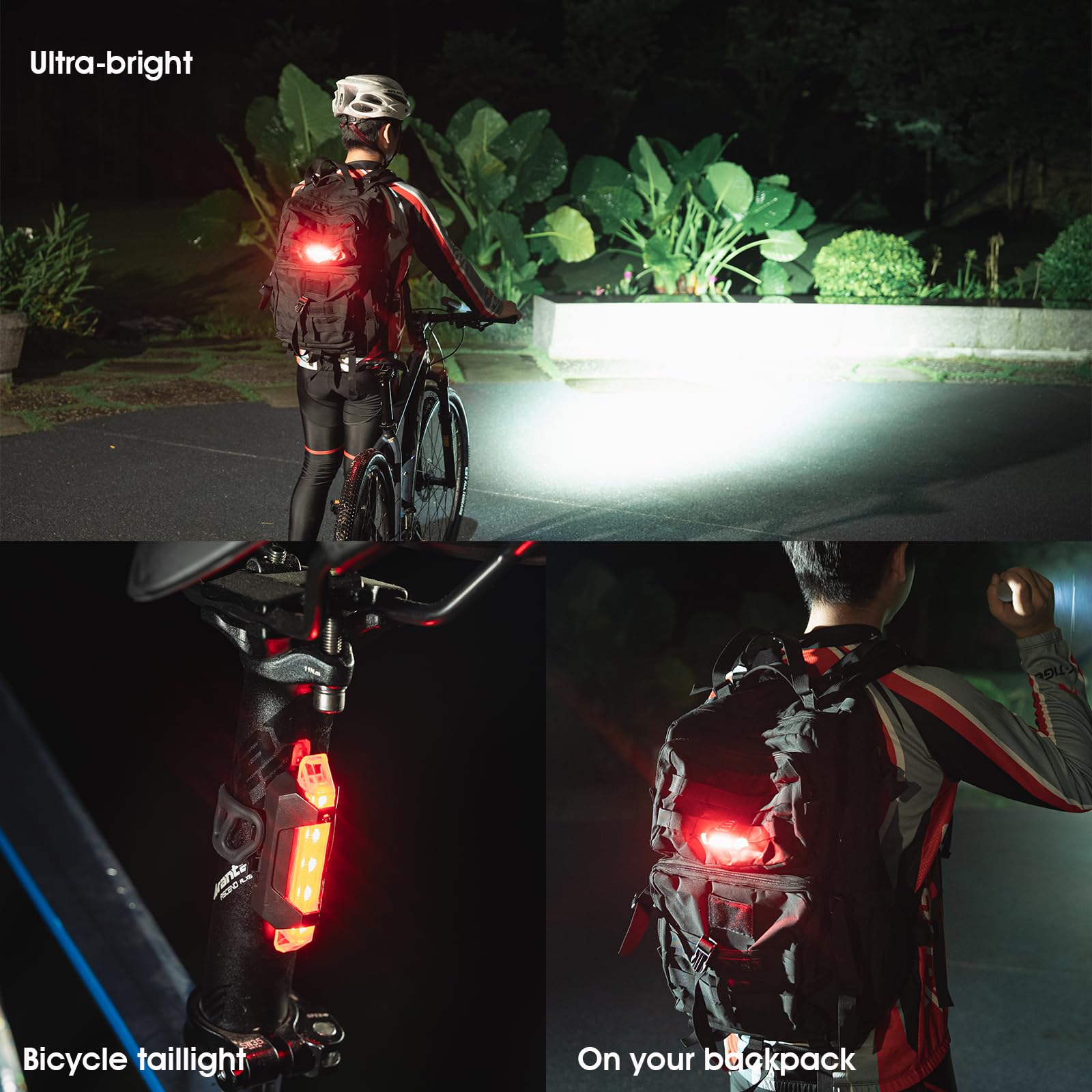 Amazon | WUBEN B2 自転車ライト Type-C USB充電式 高輝度LED自転車 