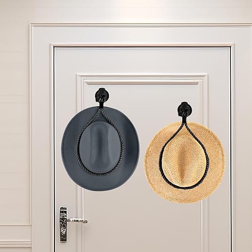 Miniatura 7 de NIXRET Soporte para sombrero, soporte de sombrero de vaquero para automóvil, ventosa, soporte universal para sombrero de vaquero, fija el sombrero