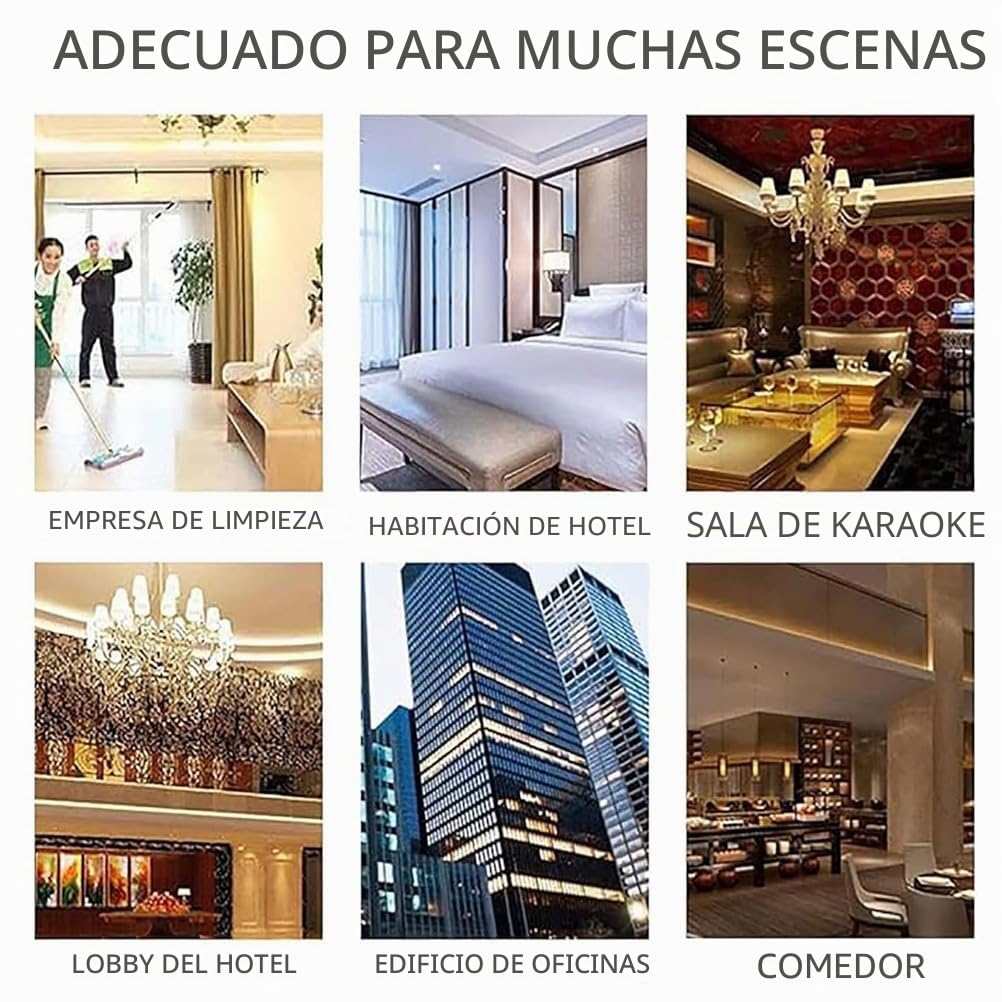 Carro de Limpieza de Hotel, Carro de Herramientas con Bolsa de Almacenamiento y Ruedas, Carro Limpieza Comercial para Servicio de Habitaciones y Uso en Hoteles