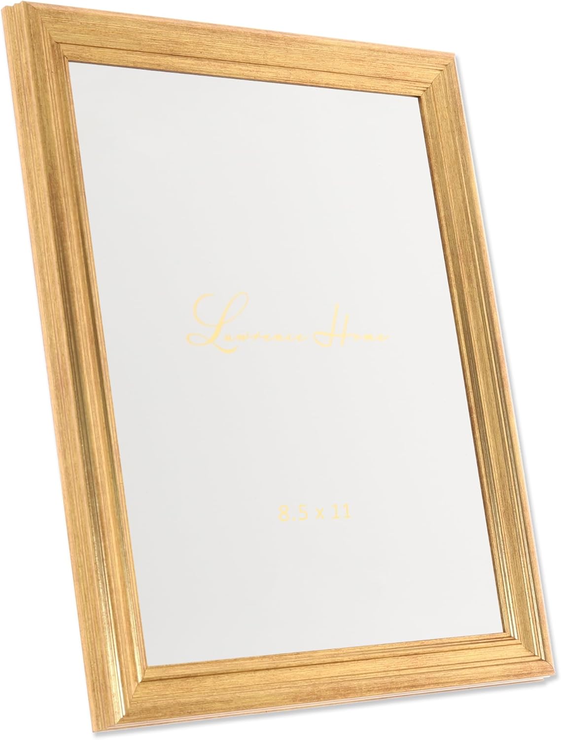Lawrence Frames 8.5x11 Sutter Burnished Gold Picture Frame (536281)