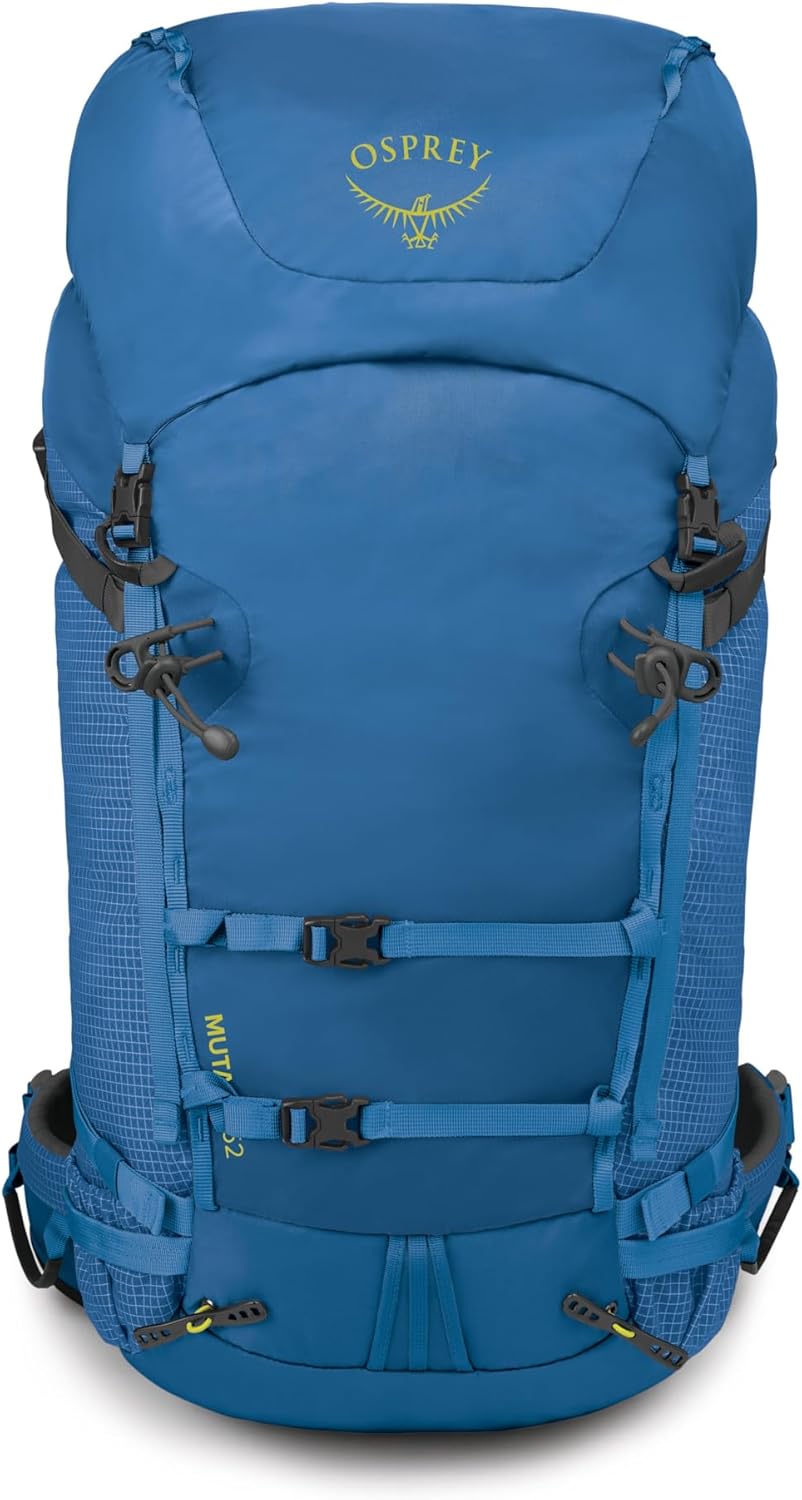 Osprey Mutant 52L Climbing and Mountaineering Backpack for Men and Women, Blue Flame, Medium/Large