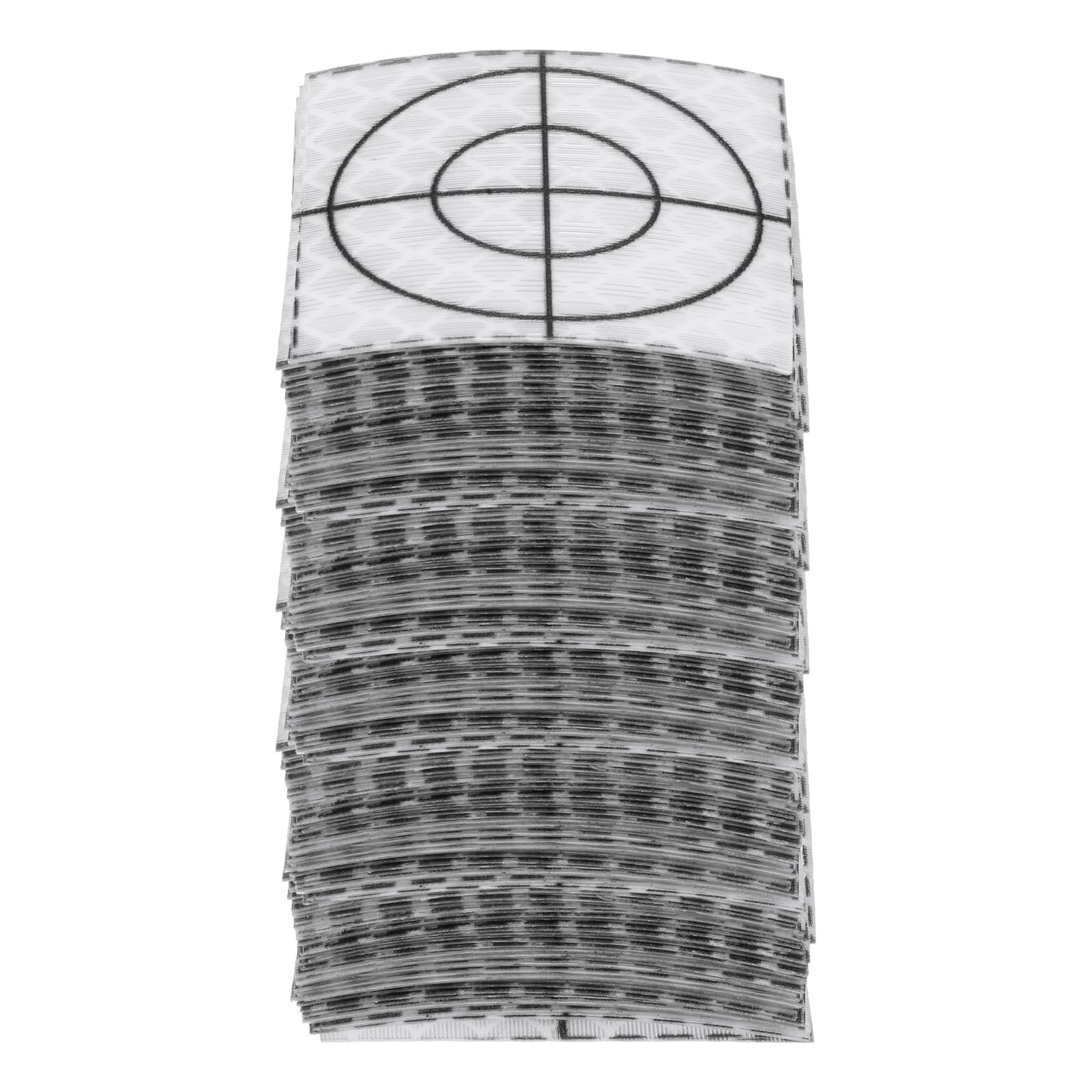 sourcing map 100pcs Survey Reflector Sheets 40x40mm Self-adhesive Reflective Tape Survey Target Mark for Total Stations, White