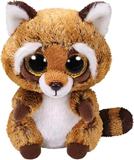 Amazon Co Jp かわいいかわいい目ピンク弓動物ドールドールドールぬいぐるみ Raccoonrusty おもちゃ