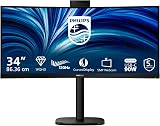 Philips 3000 series 34B2U3600CH/00 Monitor PC 86,4 cm [34] 3440 x 1440 Pixel Wide Quad HD LCD Nero (Philips 34 INCH Curved 120Hz HDMI webcam) - 2