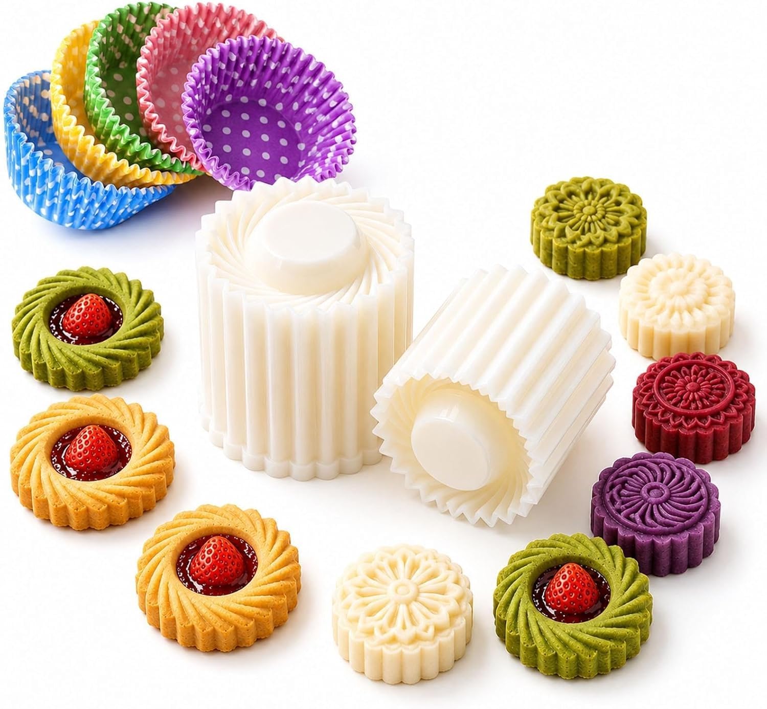 Moon Cake Mold Press | Cookie Shaper Mooncake Mold Stamps