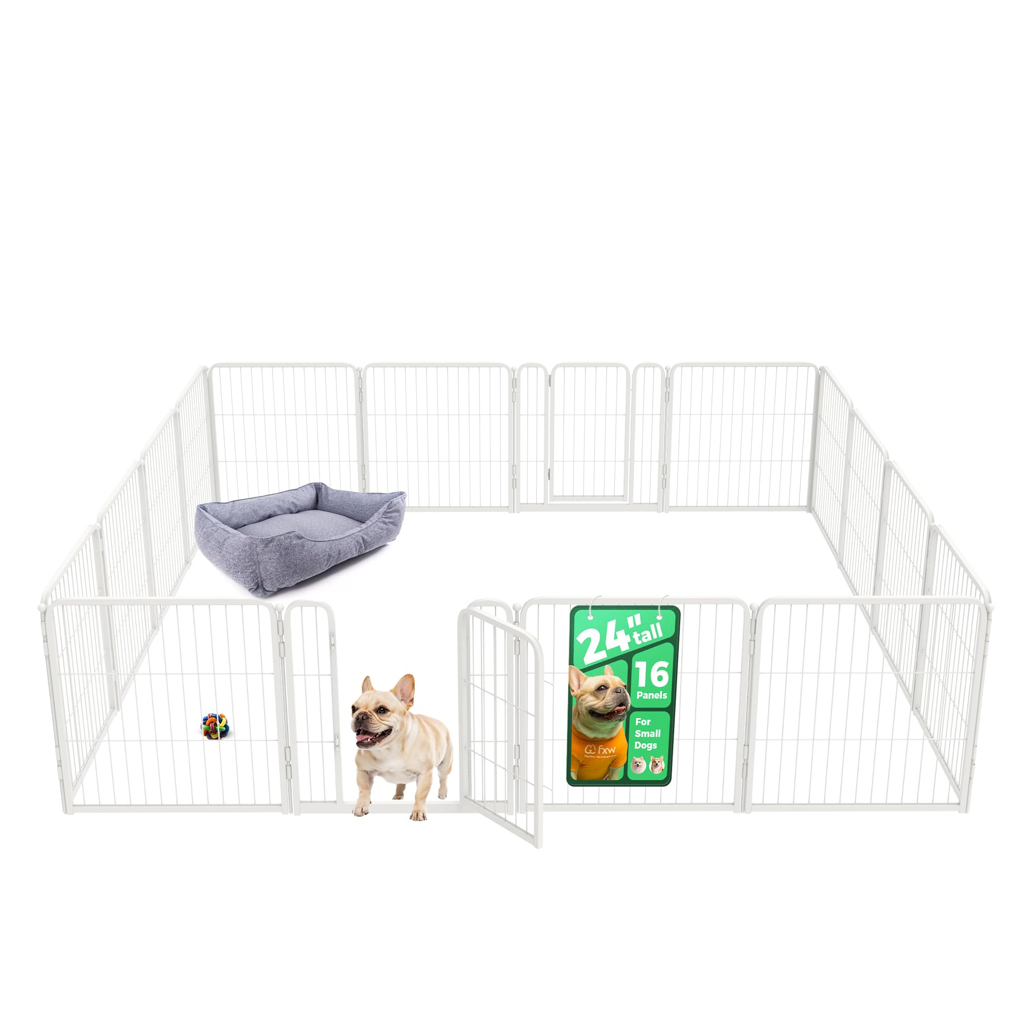 FXW Homeplus Indoor Dog Playpen, 60cm(H), 16 Panels โ image 1
