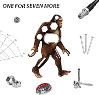 Vista 4 de Sasquatch Multiherramienta Paquete de 2, Mosquetones de Herramientas de Acero Inoxidable Tool-a-Long, Construcción Compacta de Acero Inoxidable