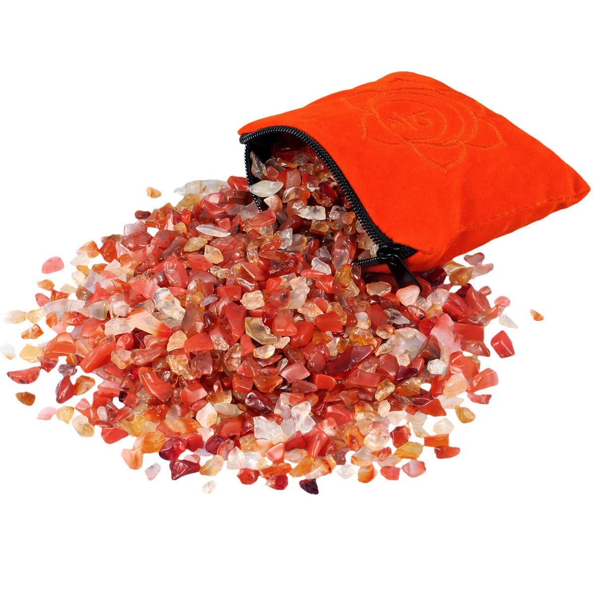 Astroghar Set of Black Tourmaline and Selenite Rough Chunks Vastu Correction Hanging for Protection from Negative Energy & Evil Eyes