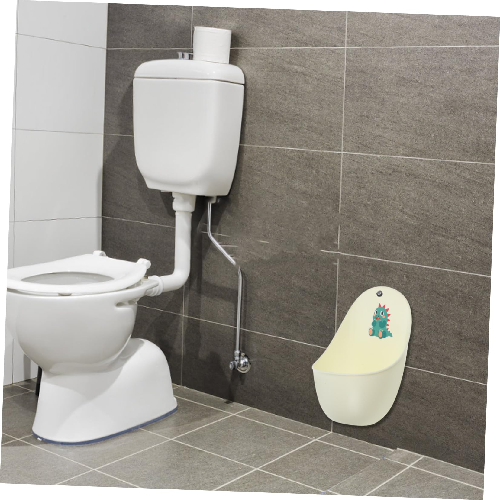 BESTonZON 3stücke Mädchen Urinal Für Jungen Wandmontierter Töpfchen Trainer Platzsparend Und Höhenverstellbar Für Toilette Leicht Zu Reinigen -