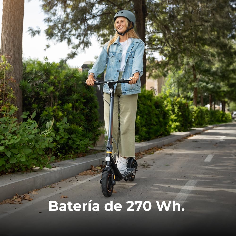 Cecotec Patinete Eléctrico Homologado con App y Acople para Teléfono Bongo D30 XL Connected. Potencia Máxima de 700W, Autonomía de hasta 30km, Neumáticos de 10", Supera Pendientes, Doble Suspensión
