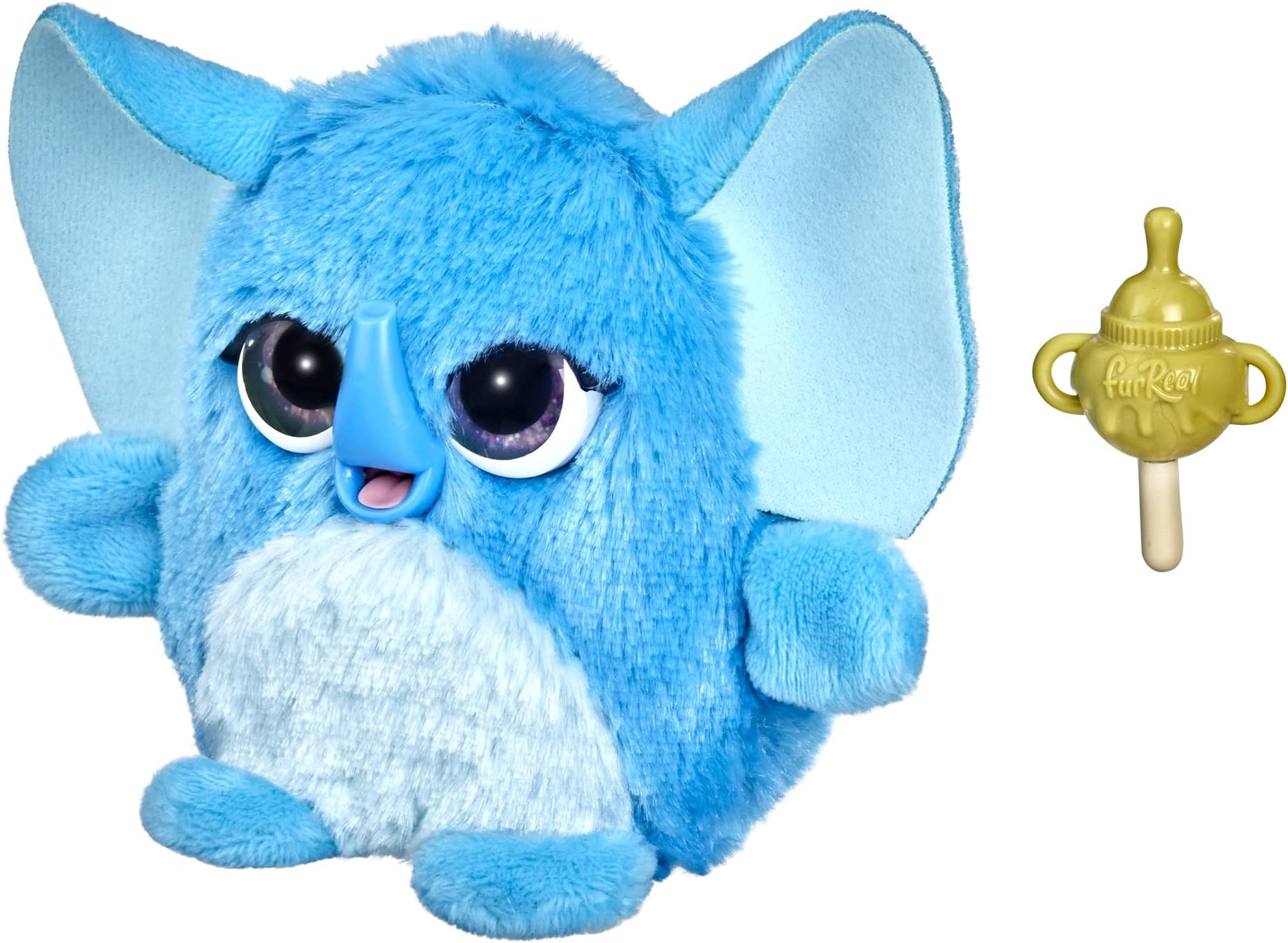 FurRealFuzzalots Elephant Interactive Animatronic Color-Change Toy, Electronic Pet with 25+ Sounds and Reactions, for Kids Ages 4 and up