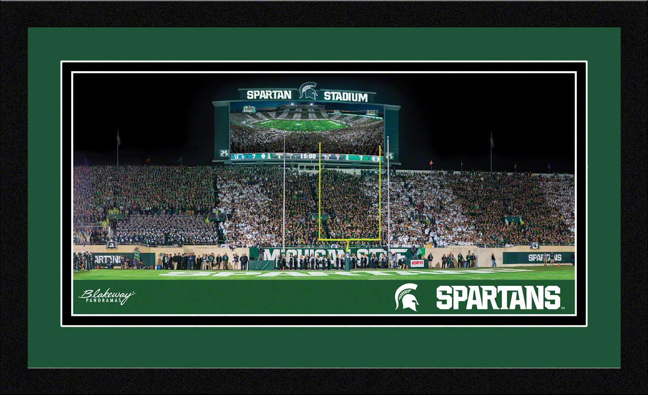 Michigan State Football - Framed Panoramic Picture