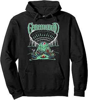 Skeletons and Aliens Camping Band Pullover Hoodie