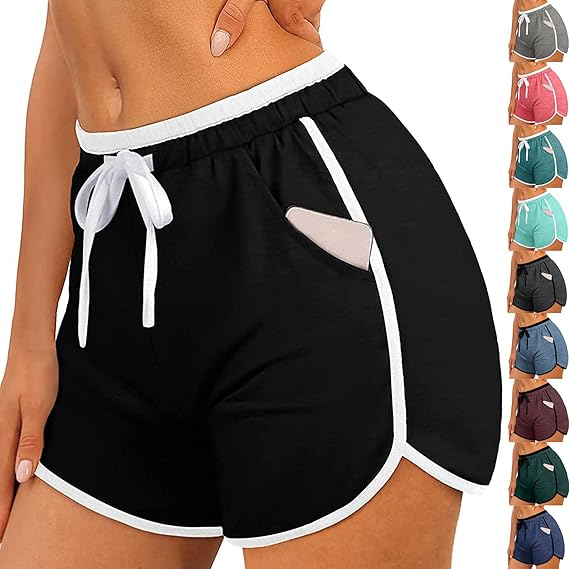 SUBLEVEL Damen Shorts kurze Hose mit abnehmbarem Gürtel 4 Taschen SUBLEVEL Damen Shorts kurze Hose mit abnehmbarem Gürtel 4 Taschen