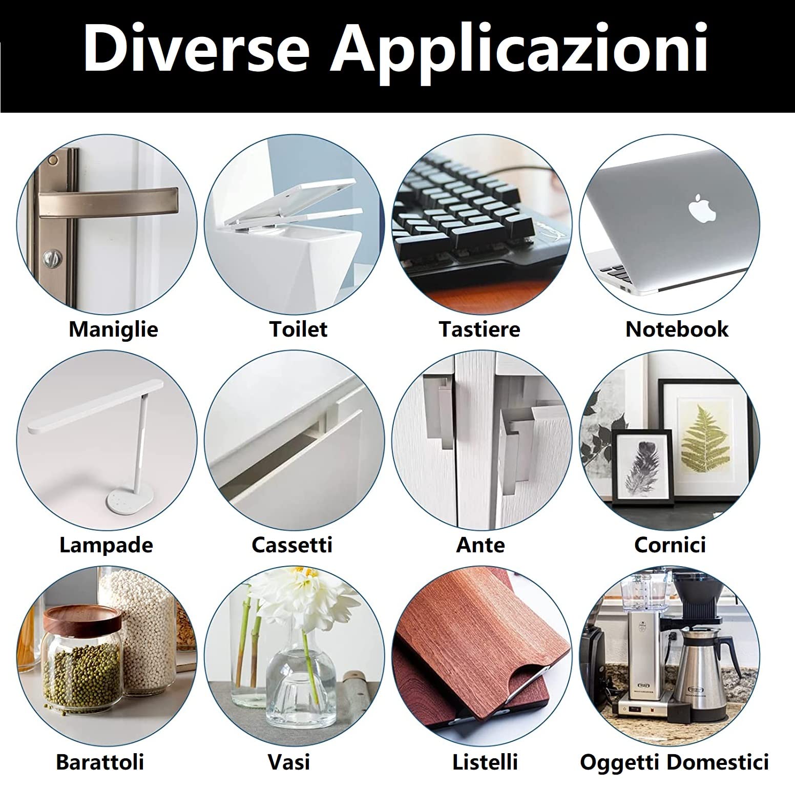 Gommini Antiscivolo In Silicone Trasparente - 100 Pezzi 10x3 Mm, Made In Italy - Foto 13