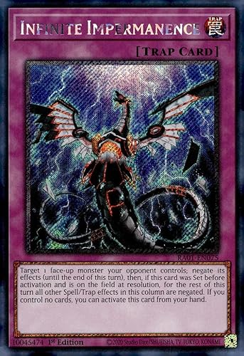 Miniatura 1 de Impermanencia infinita (Platinum Secret Rare) - RA01-EN075 - Platinum Secret Rare - 1ª edición