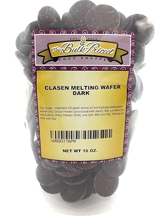 Dark Coating Melting Wafers, 1 lb Resealable Bag