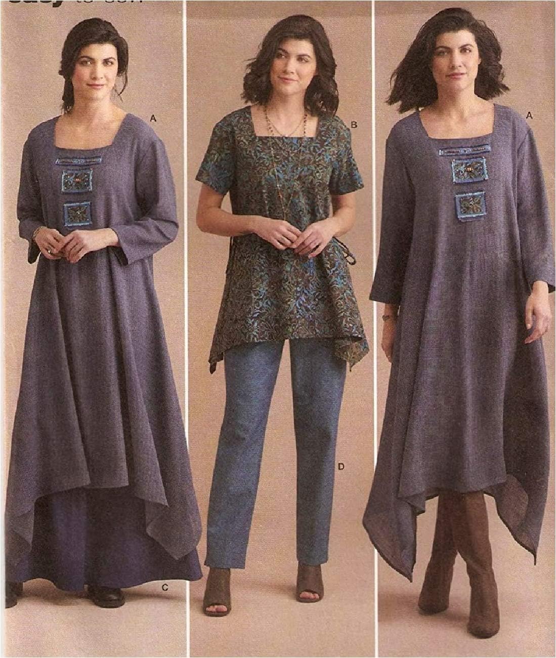 Simplicity S 8960 R5 Misses Dress, Tunic, Skirt, Pants Sz 14-22 Sewing Pattern