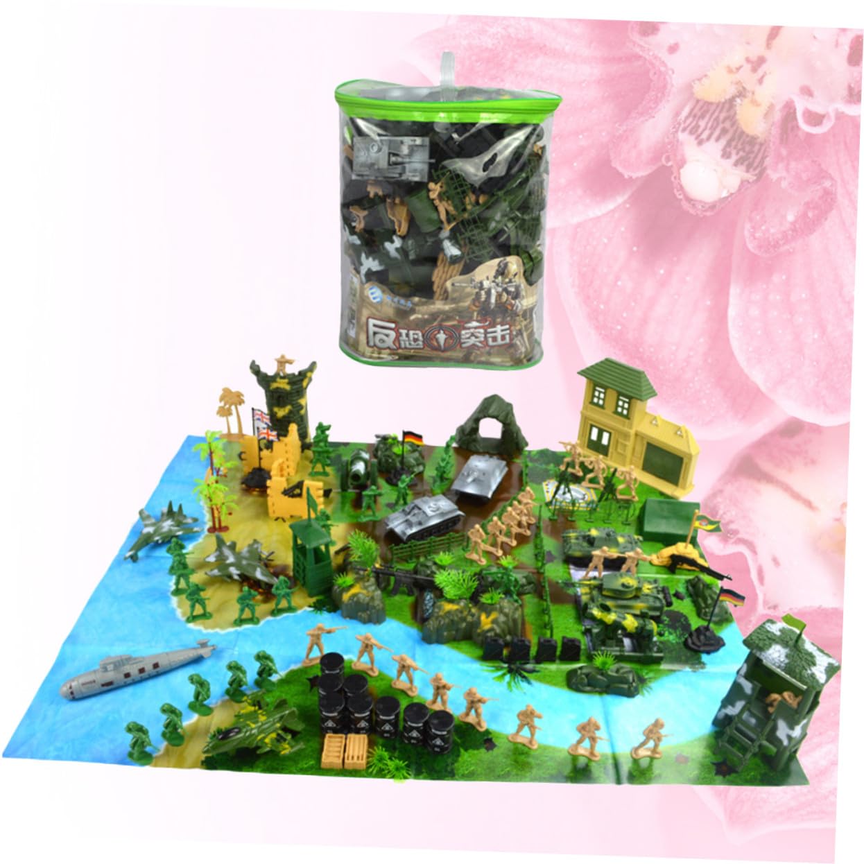 UPKOCH 130 pezzi Soldatini Militari per Modellismo e Gioco da Tavolo Miniature Resistenti e Dettagliate per Scenari di Battaglia su Tavoli da Sabbia