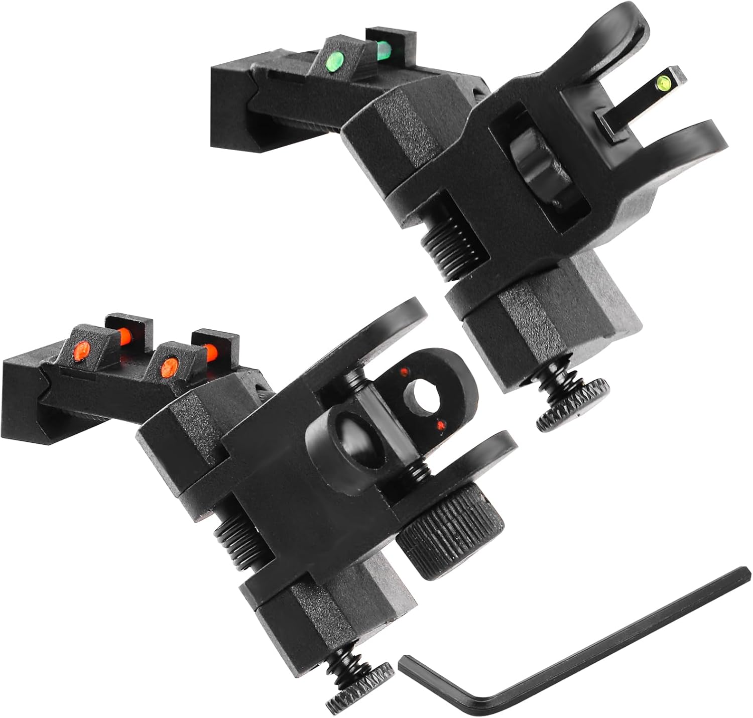 ZBULAR 45 Degree Offset Fiber Optic Sights
