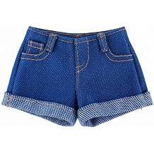 DuskHaven Bjd Underwear Doll Shorts Action Figure Outfit Miniature Apparel Cloth Material Contrast Stitching Suitable for Collectors Customization Toy Photography Display , Denim