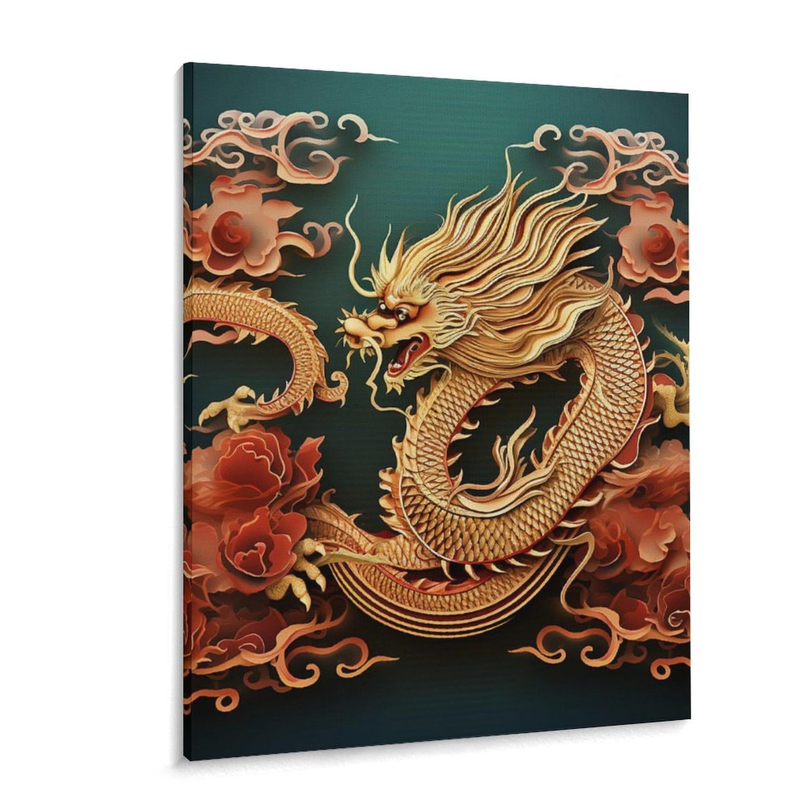 Amazon.co.jp: ドラゴン中国背景ハンギングピクチャーパーソナライズ