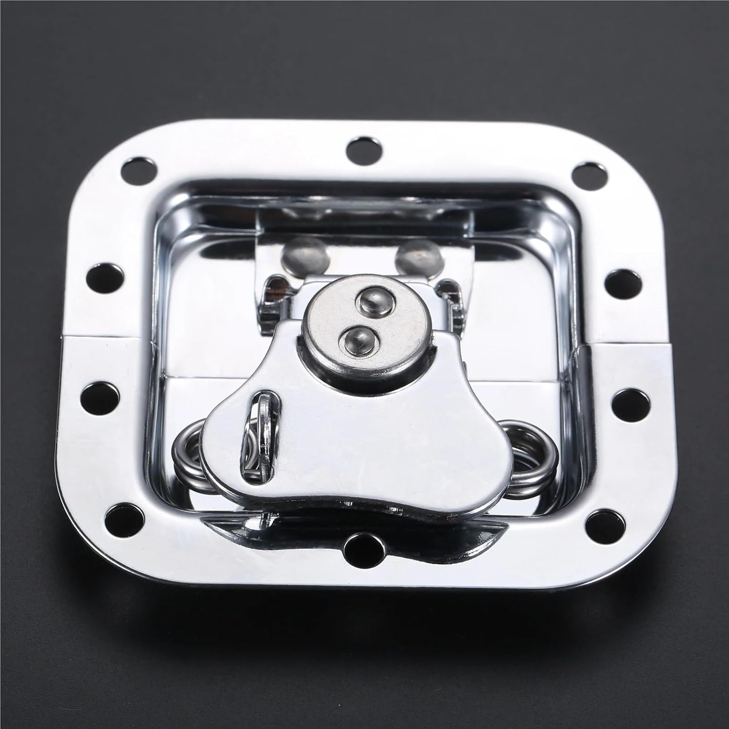 Metal Lock Box Buckle Cabinet Hardware Accessories Locked 82 * 77mm 1Pcs