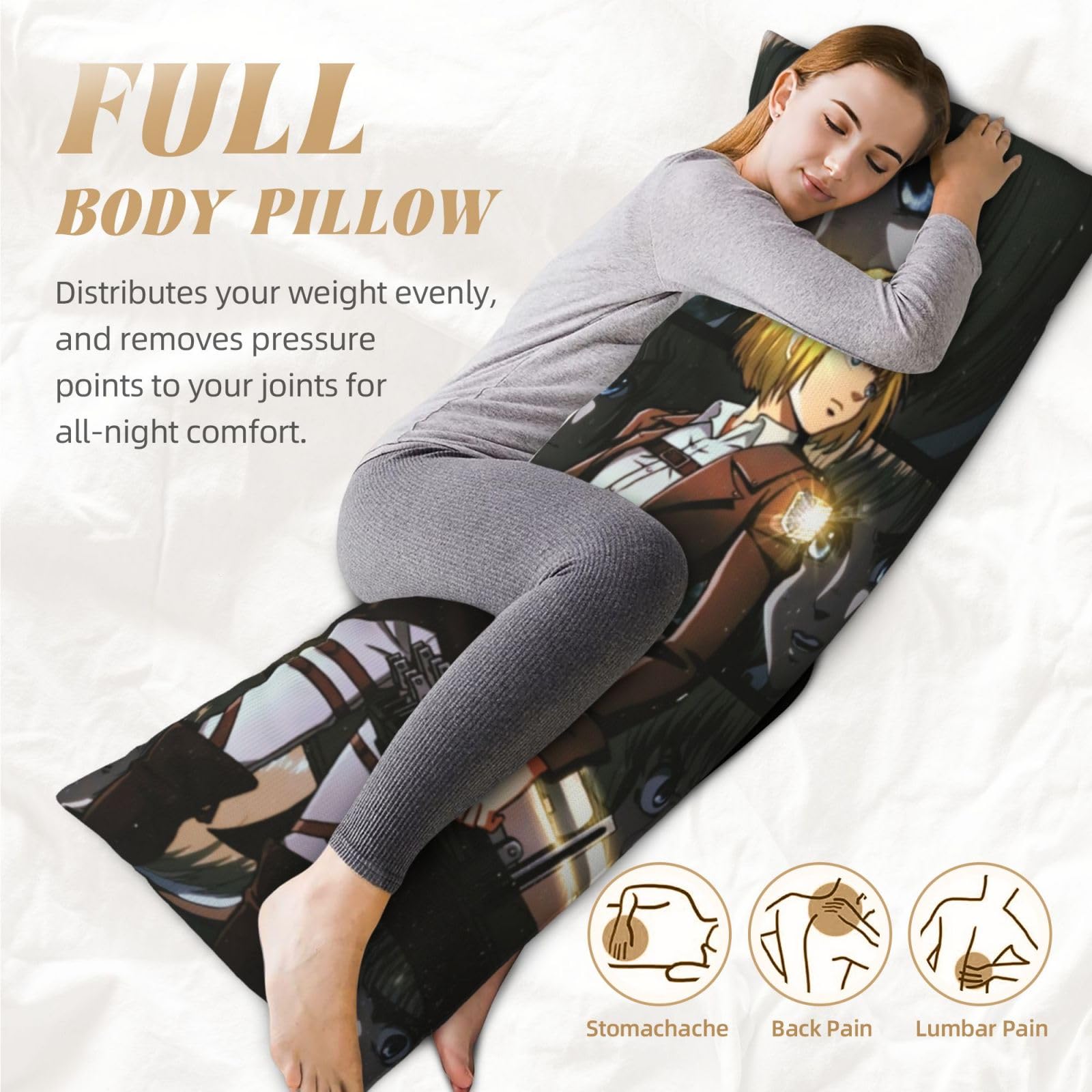 Amazon｜抱き枕カバー 進撃の巨人 アルミン・アルレルト 抱き枕