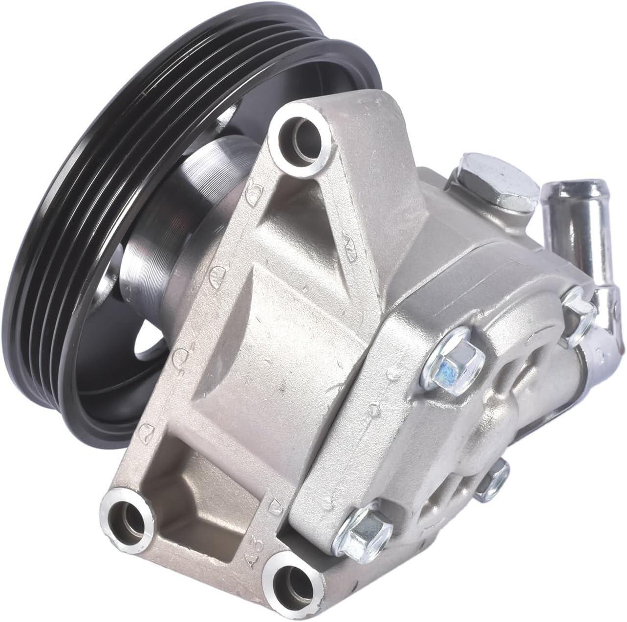 Power Steering Pump + Pulley Compatible For Ford Transit 150 250 350 3.5L 3.7L 2015-2024 STP320 CK4Z3A674A CK4Z3A674B CK4Z3A674C