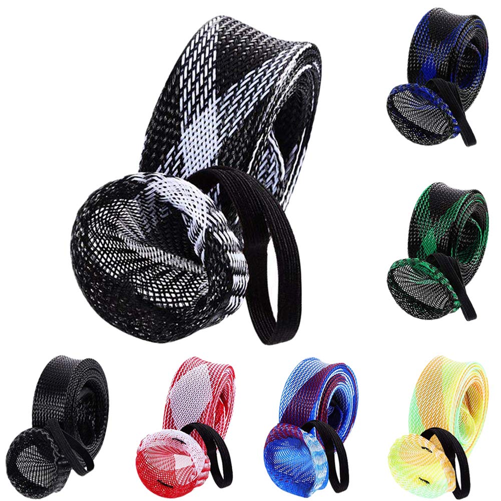 Hopowa Fishing Rod Cover, 8 Pieces Fishing Rod Cover 170 cm with Lanyard, Fishing Rod Protective Cover Fishing Accessories Tool - Image 2