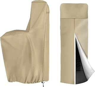Water Softener Cover, Outdoor Water Softener Insulated Covers,(64" H x 40" W x 16" D Beige)UV-Resistant & Tear-Proof Four-Season Universal Waterproof Protective Equipment Accessories Cover