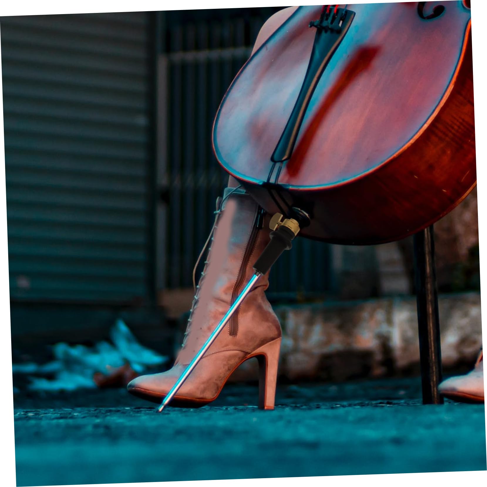 ifundom Cello-Saitenhalter aus Kunststoff, Cello-Stützwerkzeug, spitzes Saitenhalterzubehör.