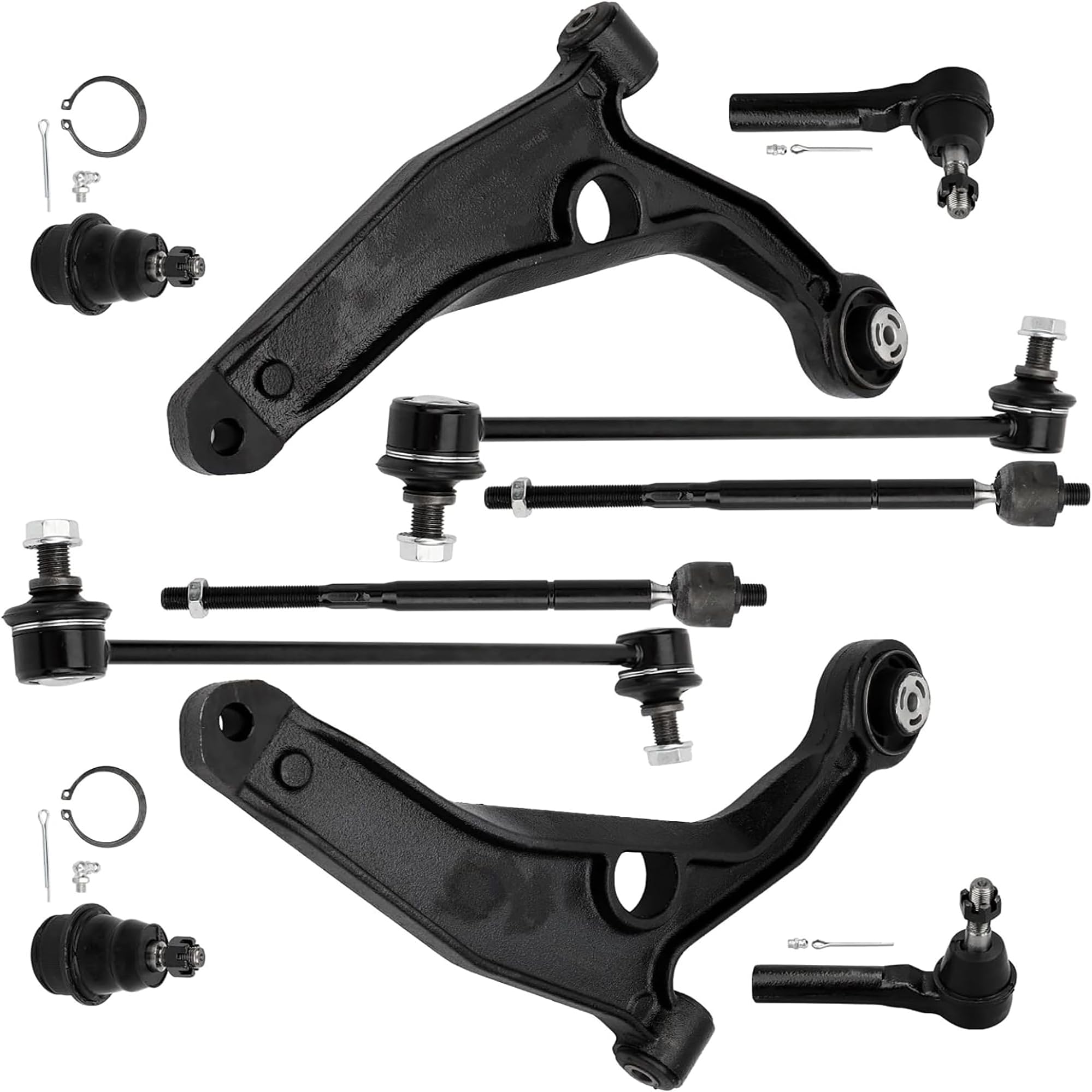 Mid Valley 10PCS Front Control Arms Ball Joints Sway Bars