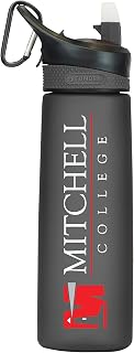 Mitchell College Tritan Plastic Frosted Sport Bottle, Design-1 - Black