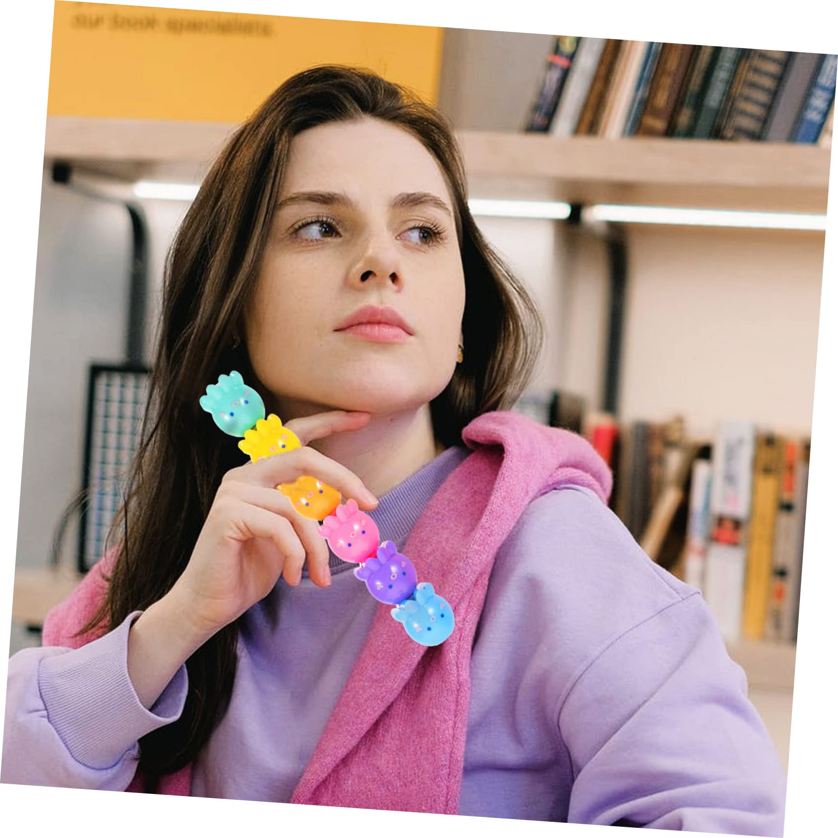 DOITOOL 125 Stück Cartoon Hochlighter Bunte Marker für Schule Büro und Diy Projekte Vielseitig Einsetzbar für Zeichnungen und Notizen für Schüler und Studenten