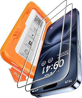 Supershieldz 2-Pack Screen Protector Compatible for iPhone 15/16 (6.1-Inch) Tempered Glass, Easy Installation Tool, 9H Har... Price In India