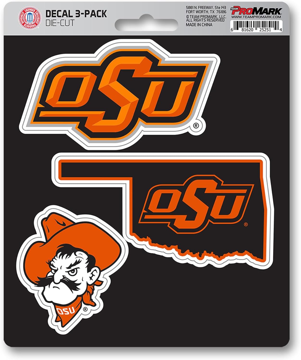 NCAA Oklahoma State Cowboys Team Decal