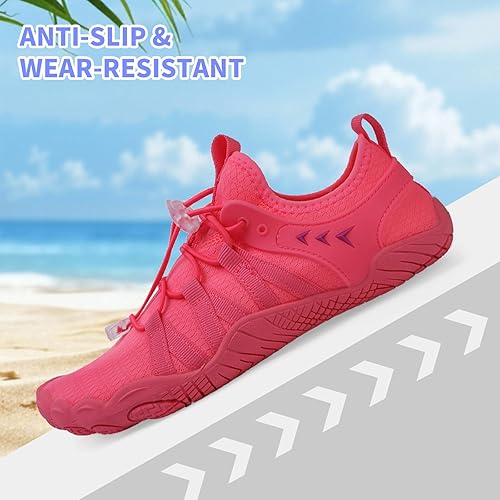 Miniatura 4 de Zapatos de playa y piscina de secado rápido, sin cordones, para mujeres y hombres, para surf, yoga y deportes acuáticos