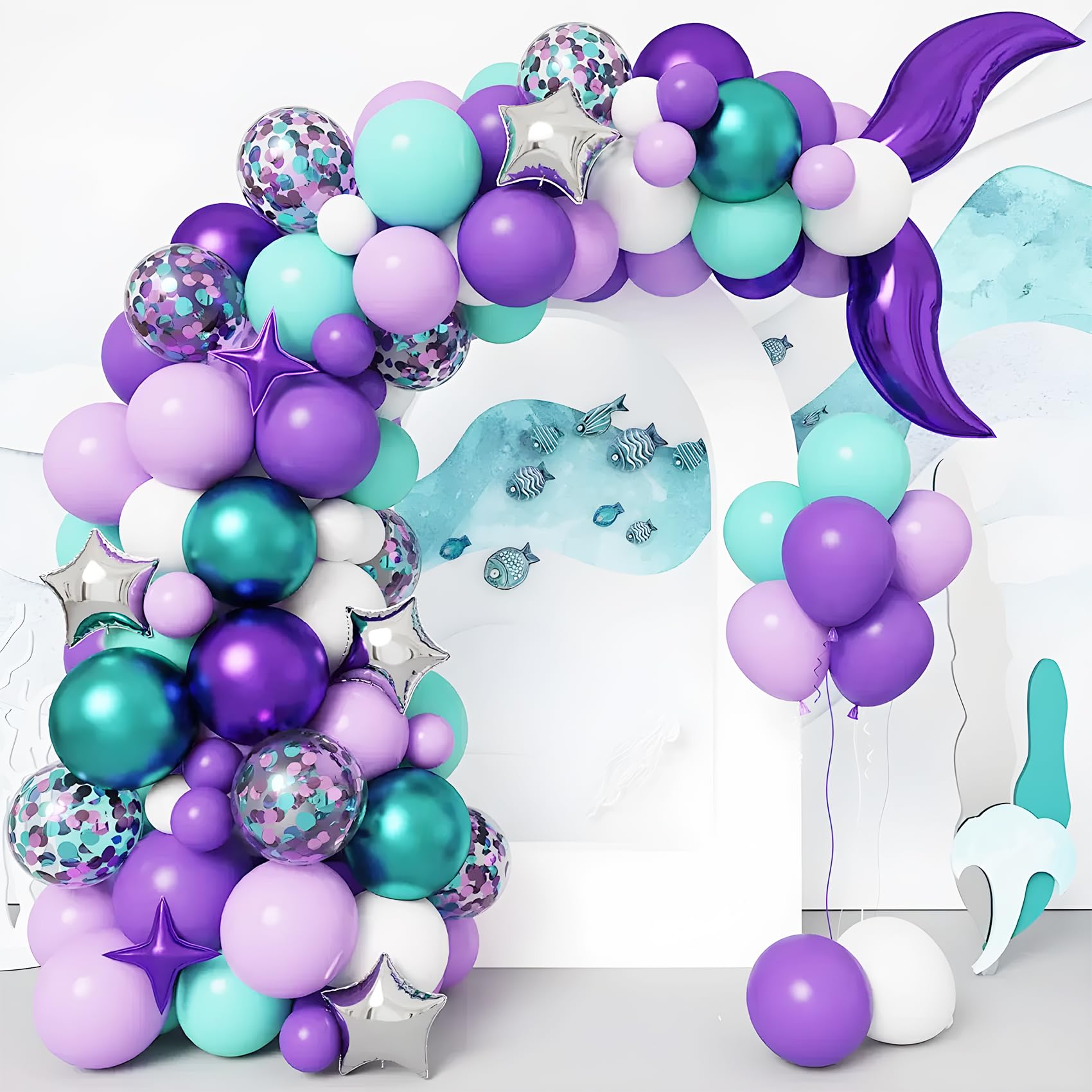 8,2 FT riutilizzabile arco per palloncini con struttura regolabile, per compleanno, matrimonio, festa (oro)