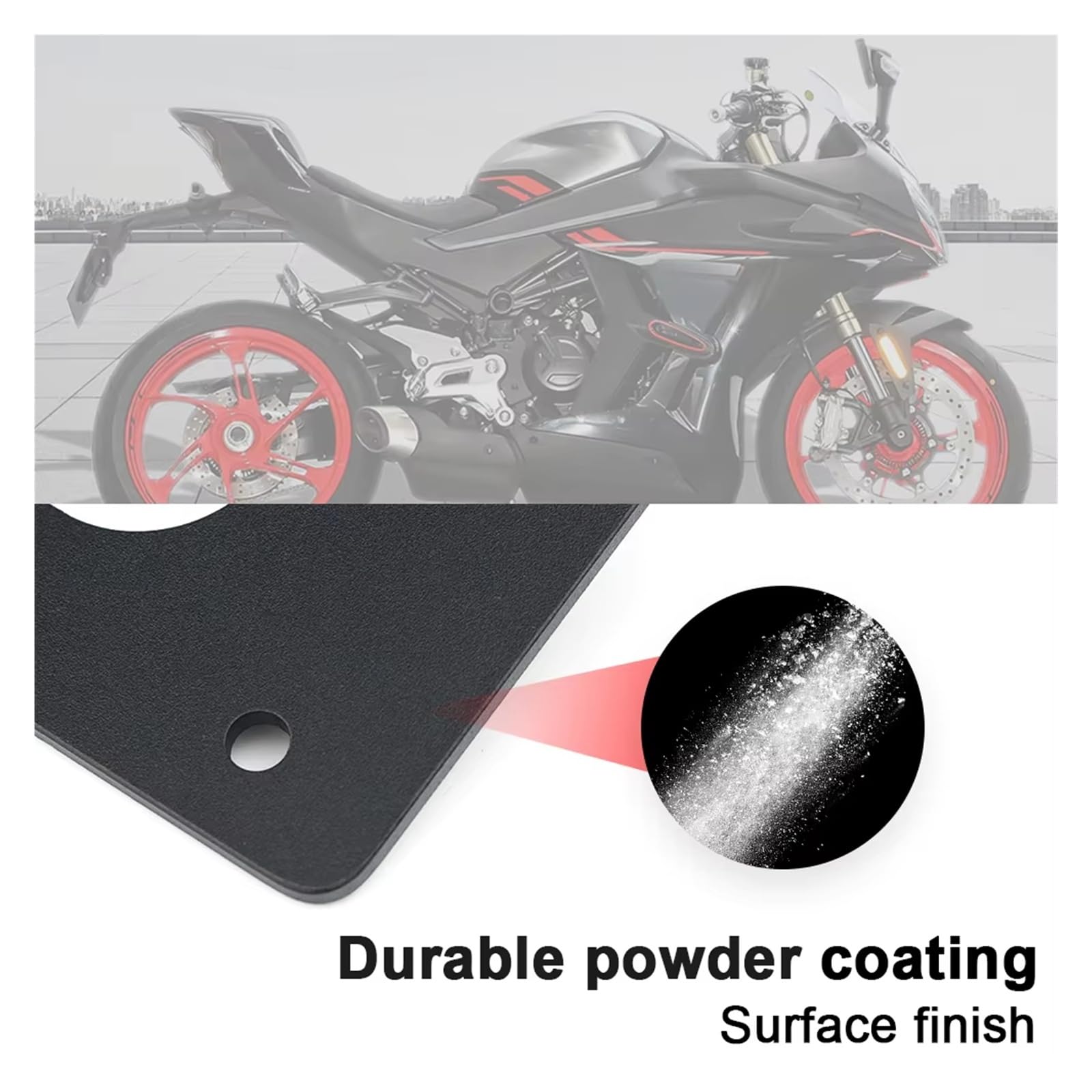 Moto Supporto Targa Staffa Porta Targa Moto Per CFMOTO 450SR 2022-2024 2025 450SS 2022-2025 450NK Tail Tidy
